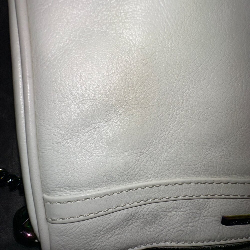 Rebecca Minkoff Women's Mini Mac Cross Body Bag - Bianco - Picture 9 of 13